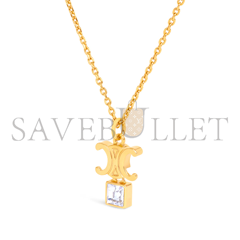 CELINE TRIOMPHE TWINKLE NECKLACE 461VJ6BRS.35OR CELINE TRIOMPHE TWINKLE NECKLACE 461VJ6BRS.35OR